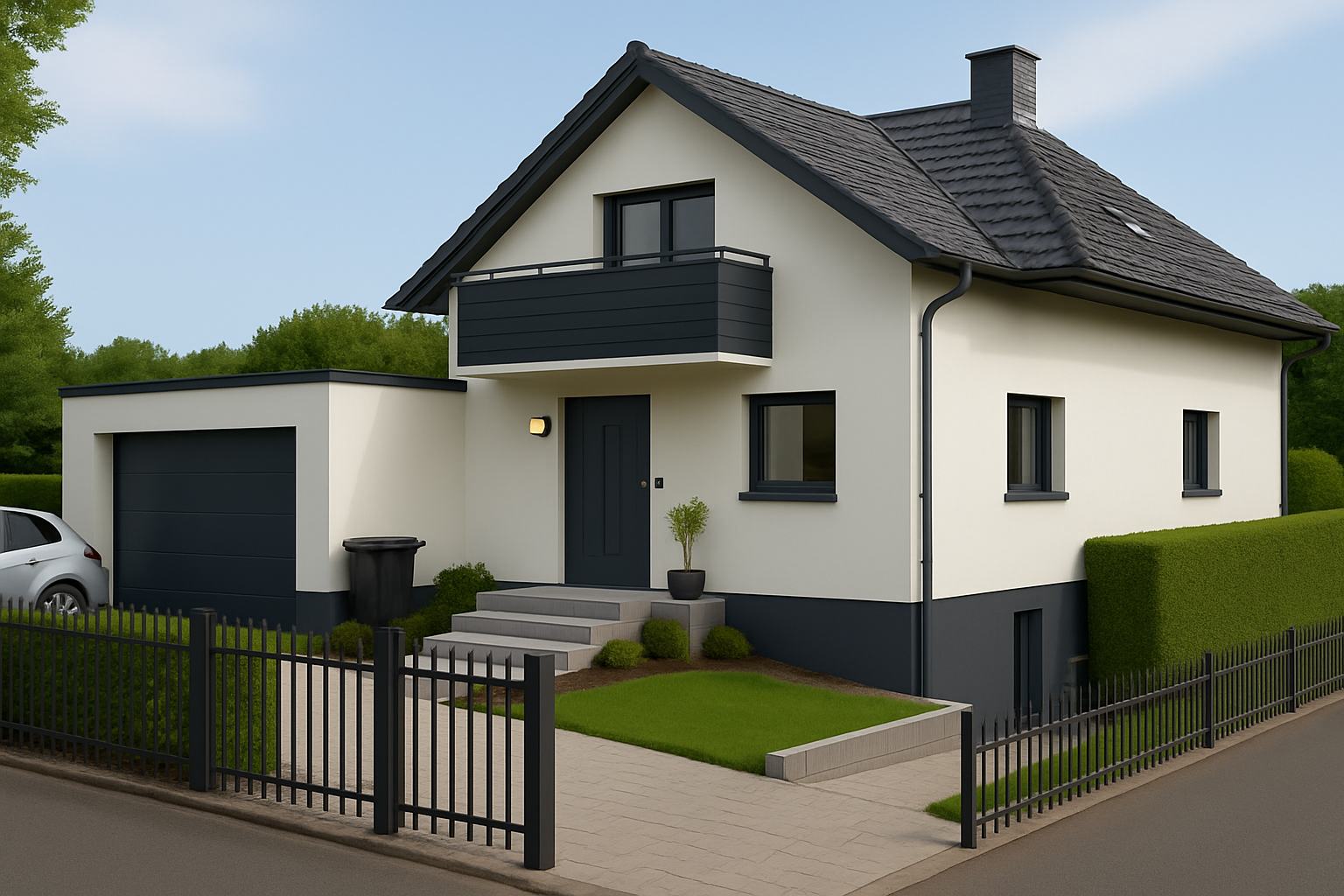 das rundum - geschützte Haus